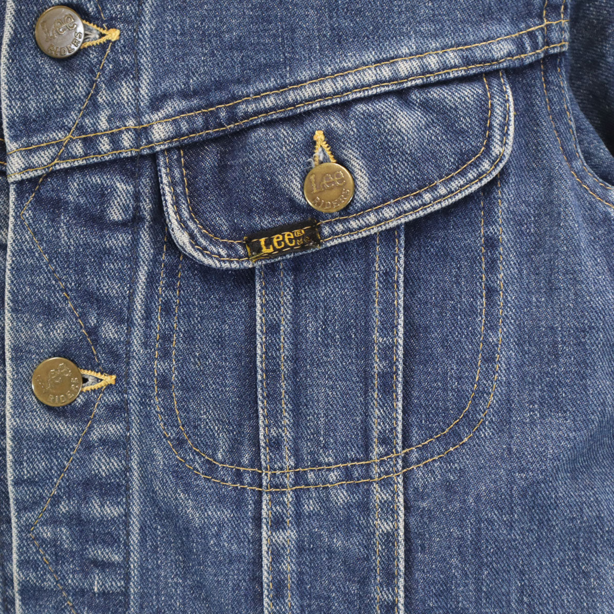 Lee リー 80s USA製 ヴィンテージ デニムジャケット ウォッシュブルー ジージャン トラッカー レディース