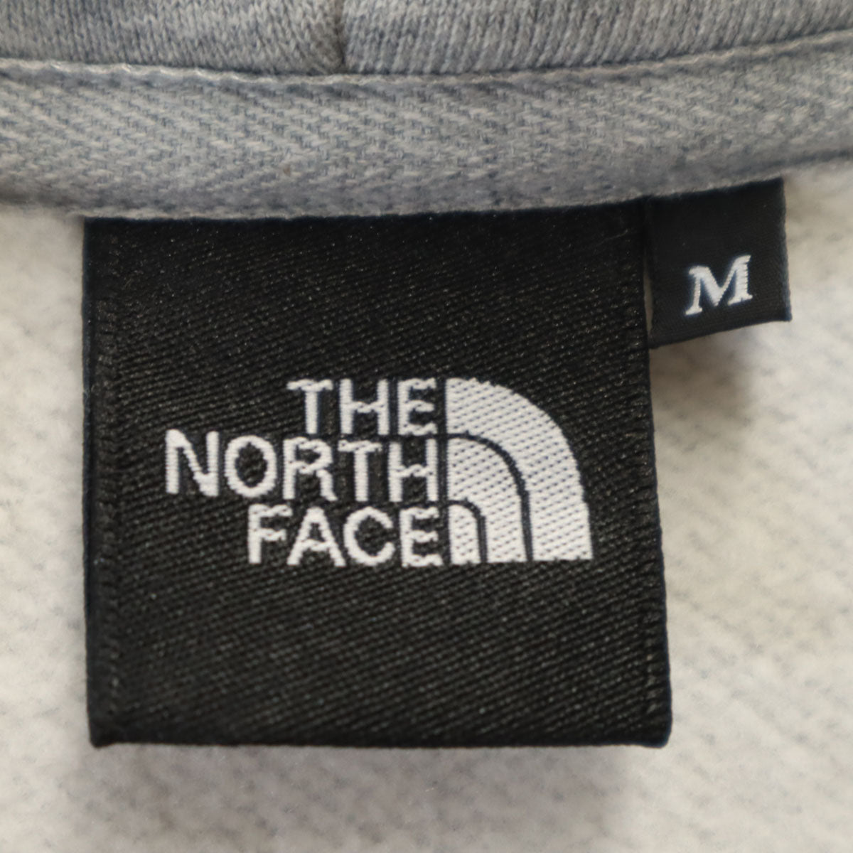 THE NORTH FACE ノースフェイス 長袖 リアビュー スウェット ジップパーカー M グレー 裏起毛 メンズ