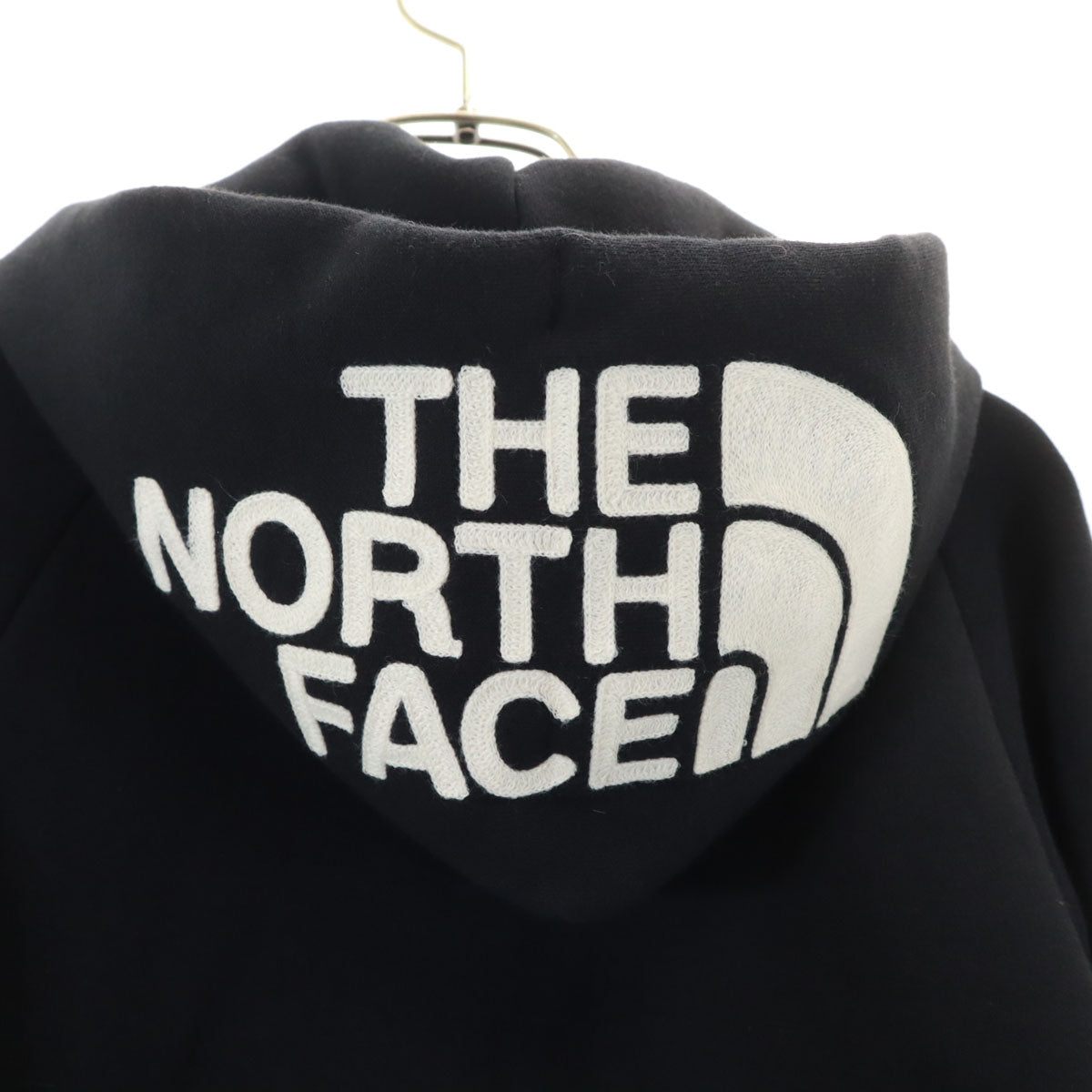 THE NORTH FACE ノースフェイス 長袖 リアビュー スウェット ジップパーカー M ブラック 裏起毛 レディース