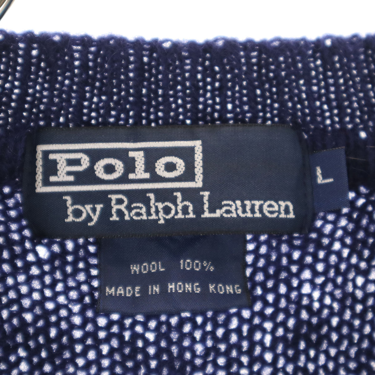 Polo by Ralph Lauren ポロバイラルフローレン 長袖 セーター L ネイビー ニット メンズ