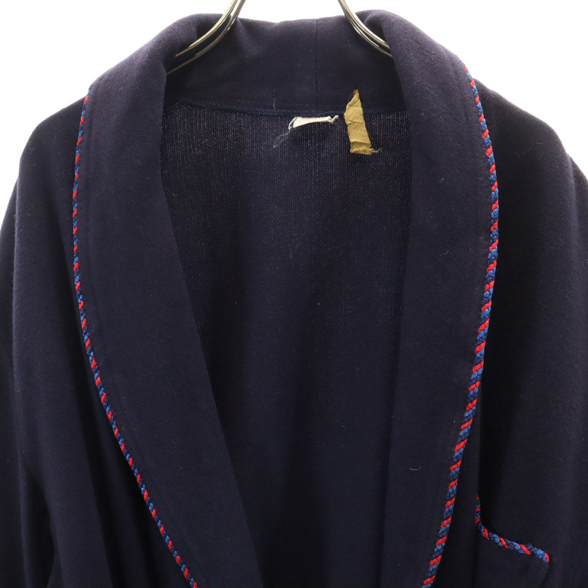 Austin Reed オースチンリード 80s ヴィンテージ スモーキングガウン ガウンコート XL ネイビー メンズ