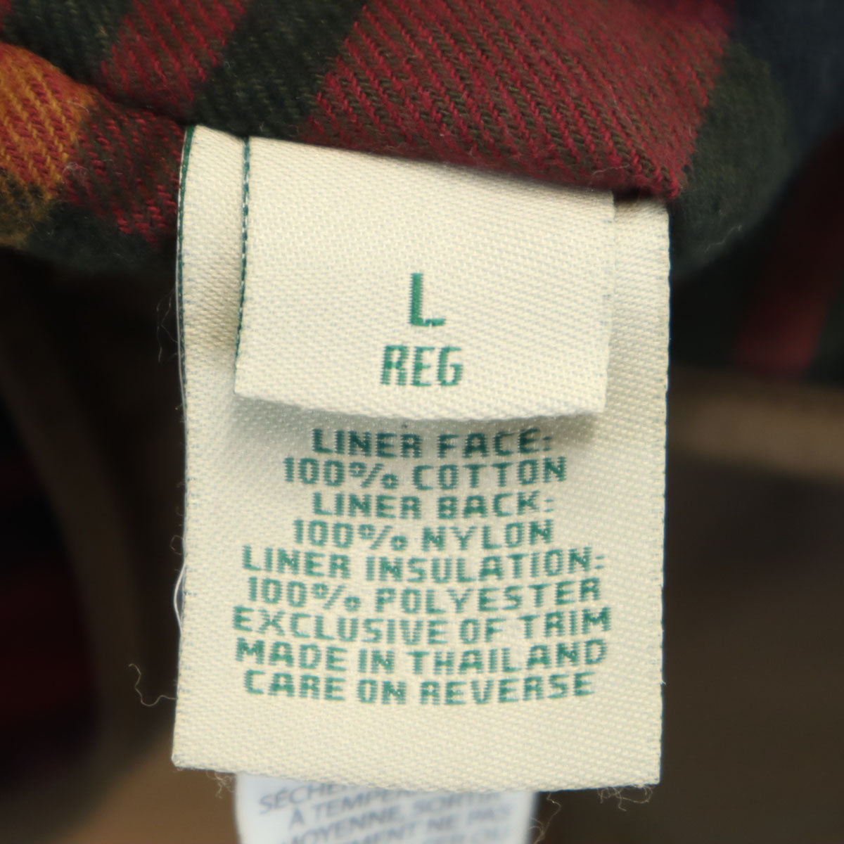 L.L.Bean エルエルビーン フィールドジャケット L ベージュ系 ライナー付き アウトドア メンズ