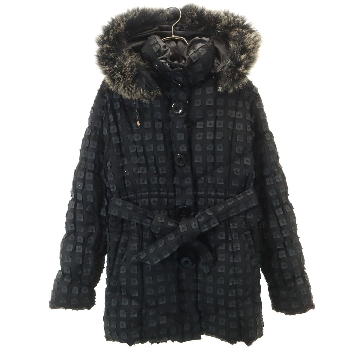 美品 BALMAIN バルマン ダウンジャケット L ブラック レディース