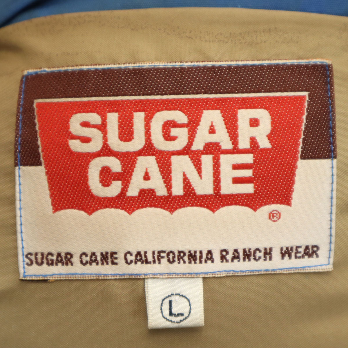 SUGAR CANE シュガーケーン ダウンベスト L ブルー系 メンズ