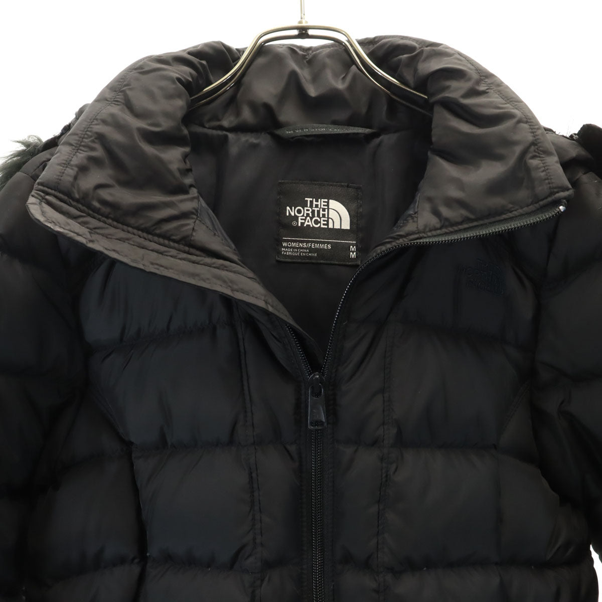 THE NORTH FACE ザノースフェイス ダウンジャケット M ブラック アウトドア NF0A3KE9 レディース