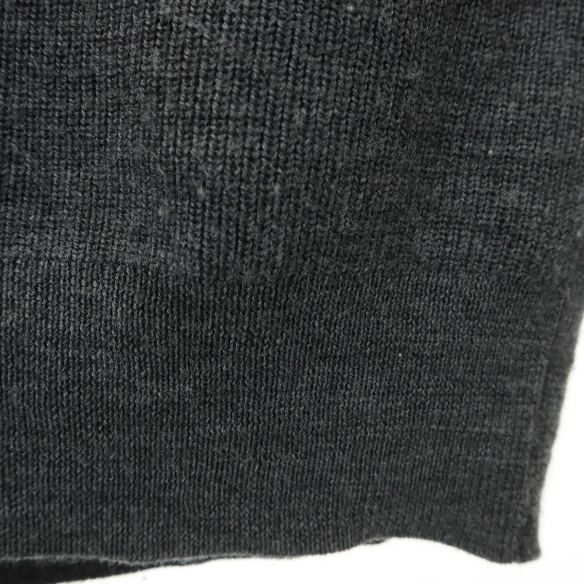 MACKINTOSH LONDON マッキントッシュロンドン ウール 長袖 フルジップ ニットカーディガン L グレー メンズ