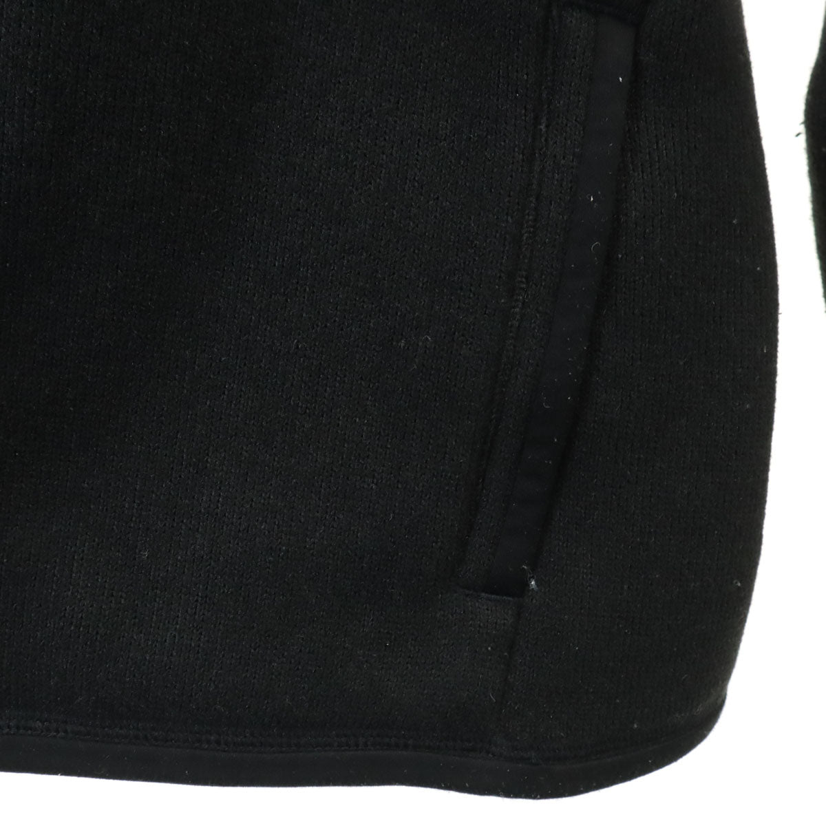 patagonia パタゴニア 長袖 ニット ジップパーカー L ブラック アウトドア 2553FA11 レディース