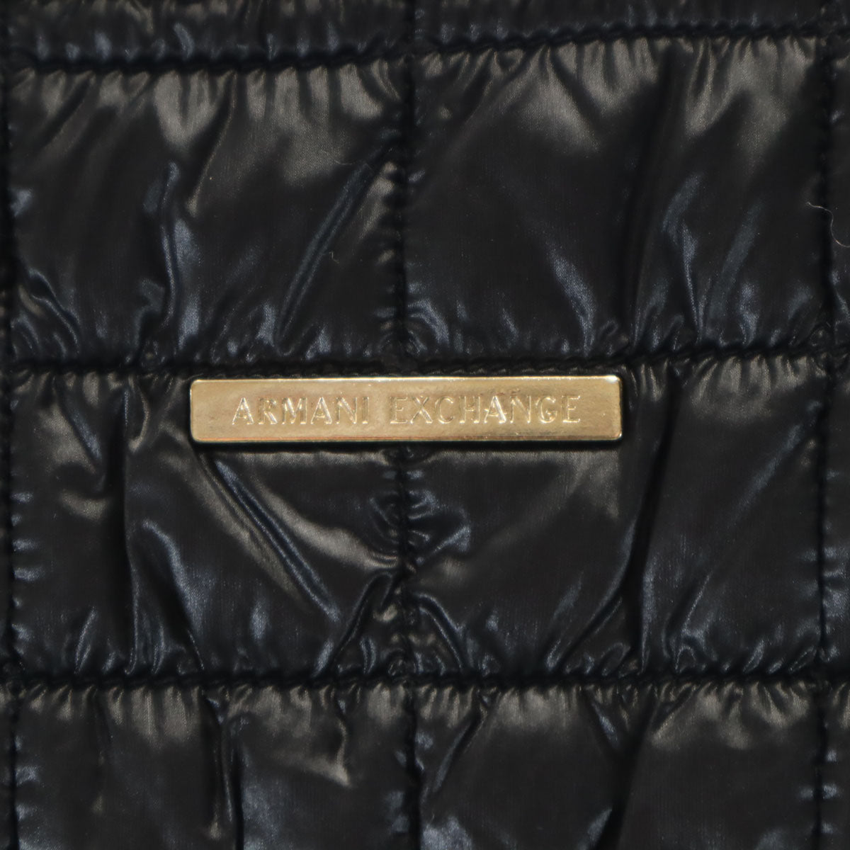 ARMANI EXCHANGE アルマーニエクスチェンジ 中綿ベスト M ブラック レディース