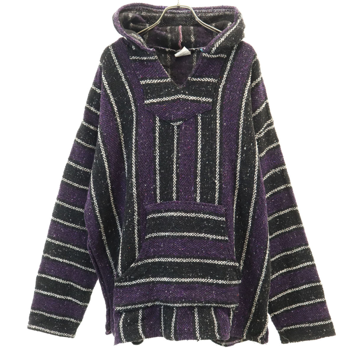 echo naturals 長袖 パーカー XL パープル メンズ