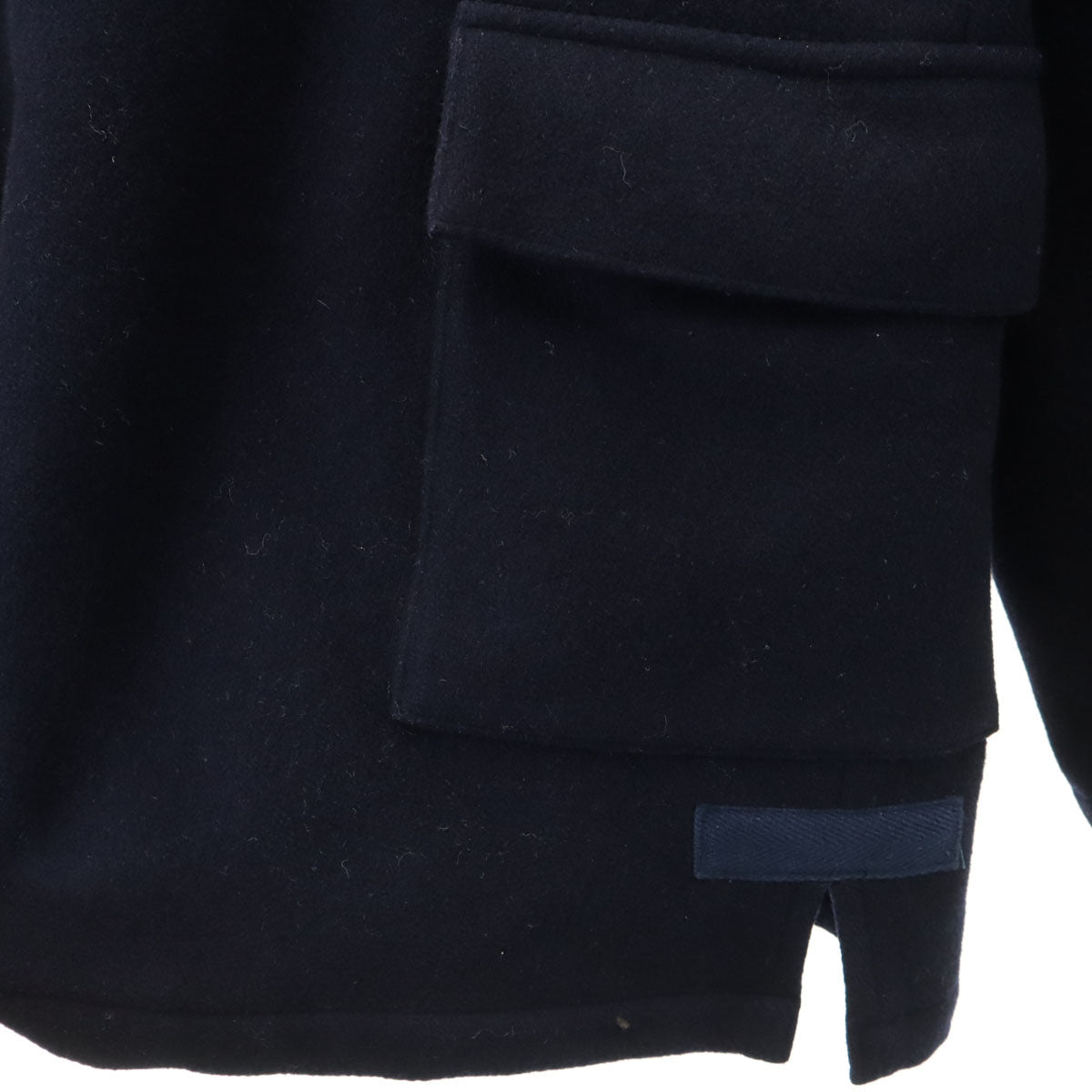 Paul Smith LONDON ポールスミスロンドン 長袖 Vネック ウールシャツ M ネイビー メンズ