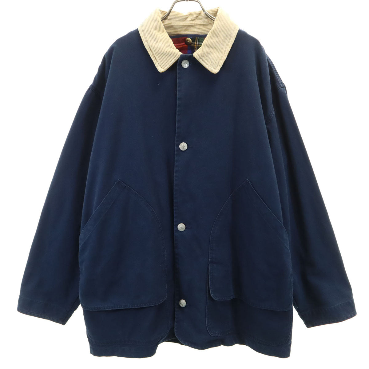 NAUTICA ノーティカ 90s オールド ジャケット XL ネイビー系 ライナー付き メンズ
