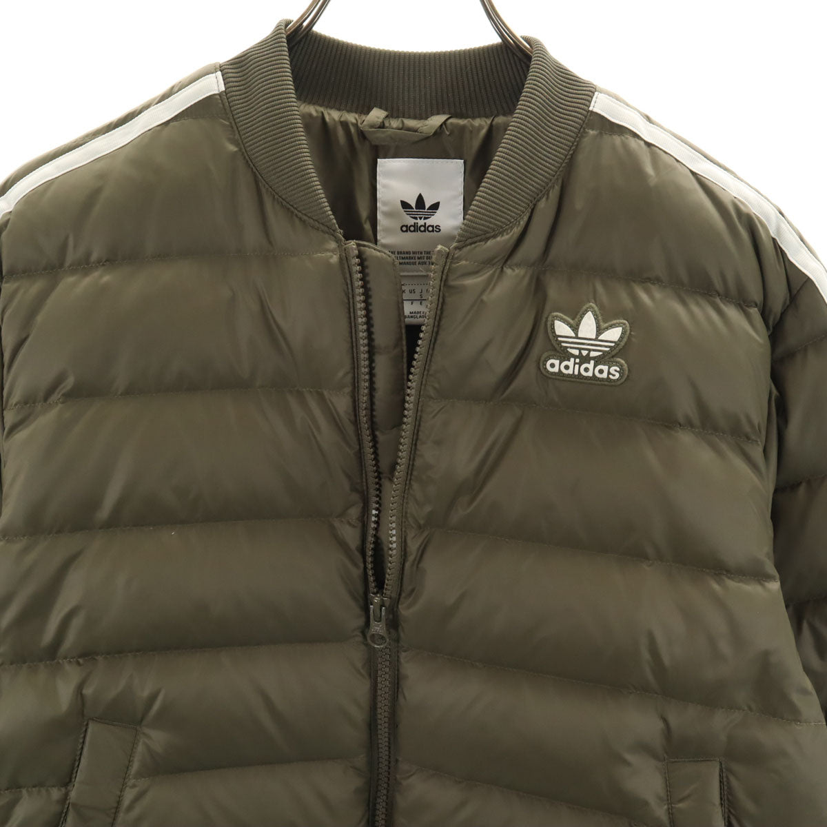 adidas アディダス ダウンジャケット S カーキ メンズ