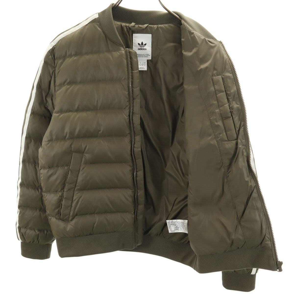 adidas アディダス ダウンジャケット S カーキ メンズ