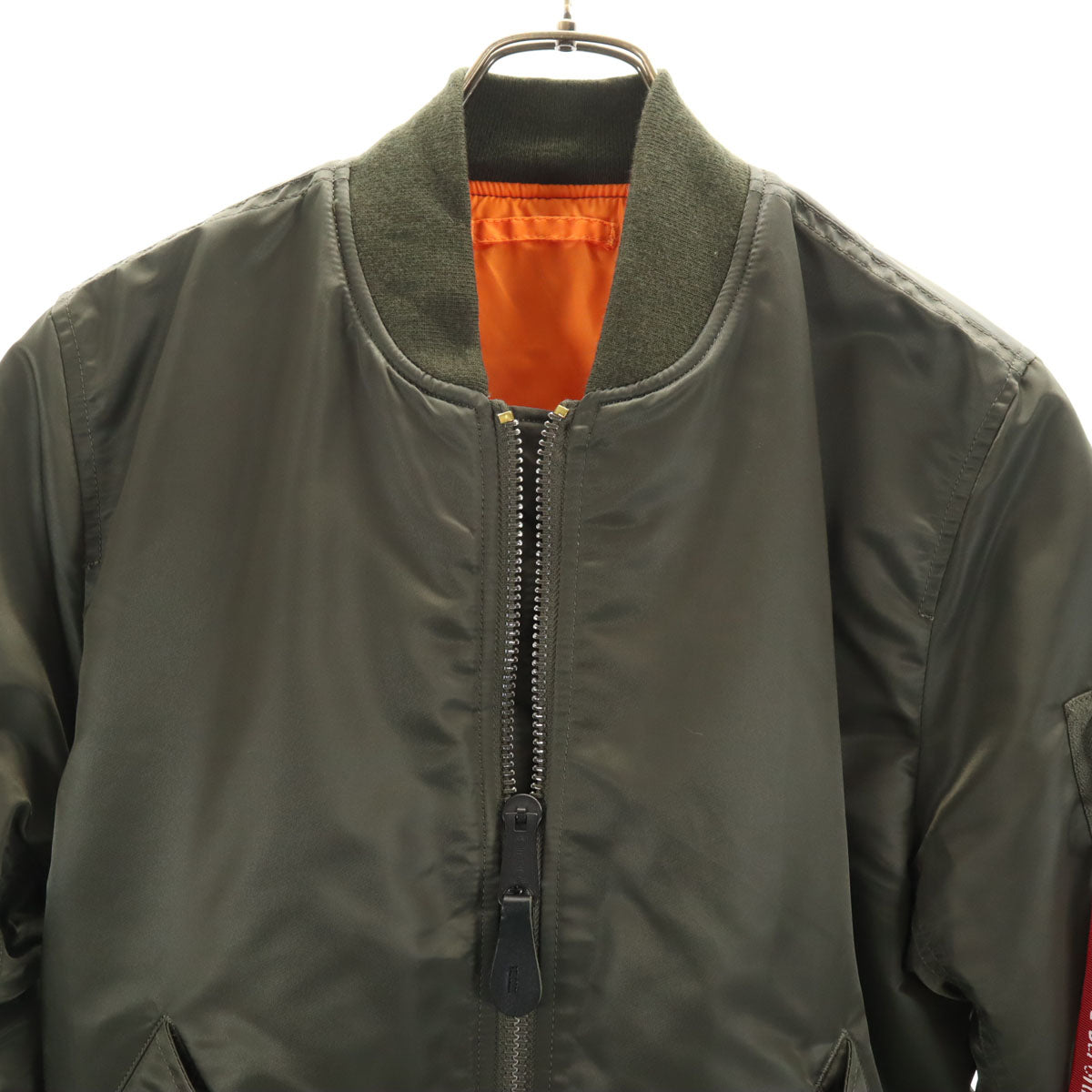 ALPHA INDUSTRIES INC アルファインダストリーズ MA-1 フライトジャケット XS カーキ メンズ