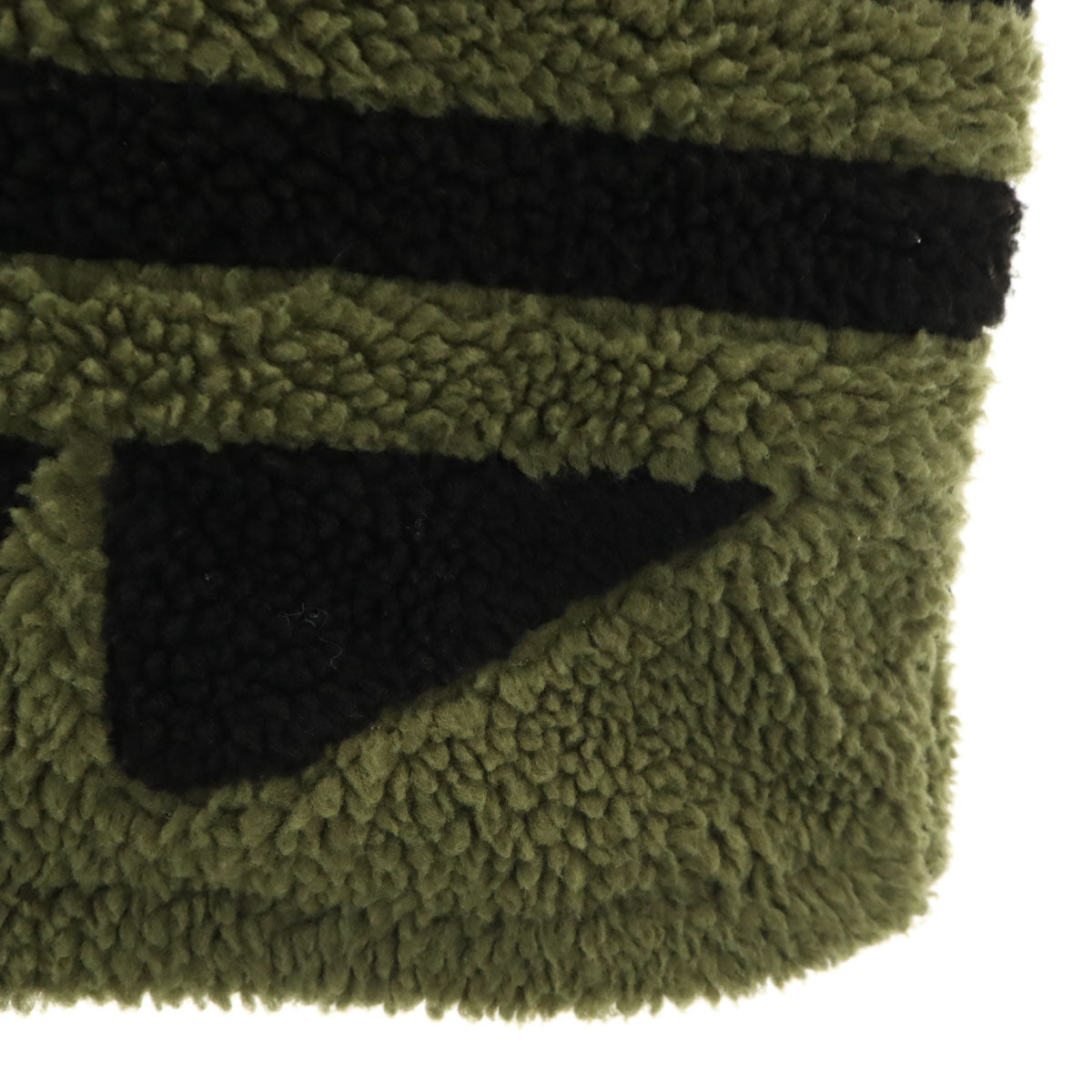 美品 adidas アディダス トレフォイルロゴ ボアジャケット XS カーキ メンズ