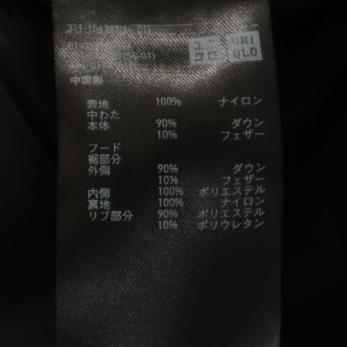 UNIQLO ユニクロ シームレス ダウンパーカー XL ネイビー メンズ