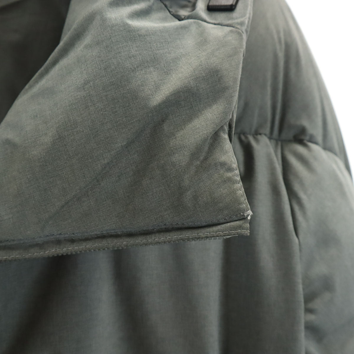 UNIQLO ユニクロ シームレス ダウンパーカー L グレー 3Dカット メンズ