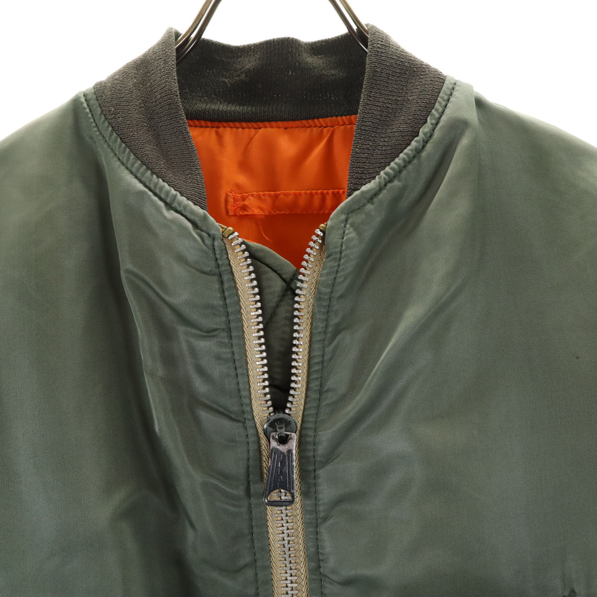 US ARMY アメリカ軍 80s ヴィンテージ MA-1 フライトジャケット S セージグリーン ミリタリー メンズ