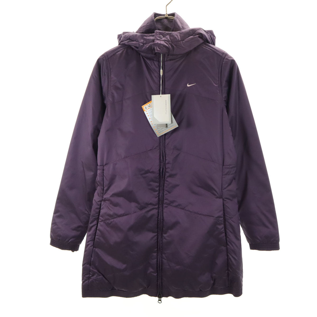未使用 NIKE GOLF ナイキゴルフ 中綿コート M パープル レディース