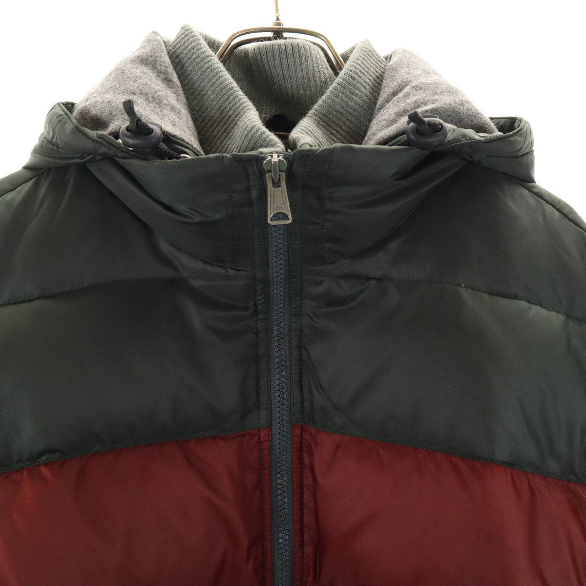 未使用 TOMMY HILFIGER トミーヒルフィガー ダウンジャケット L 深緑 メンズ