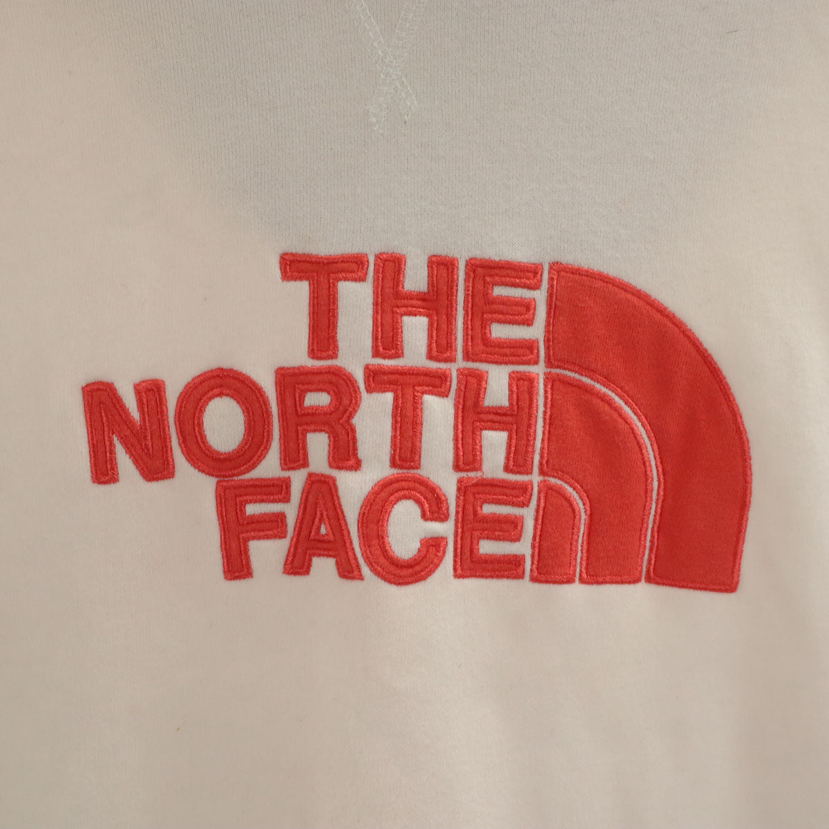 THE NORTH FACE ノースフェイス 長袖 スウェットパーカー XL ホワイト系 プルオーバー 裏起毛 レディース