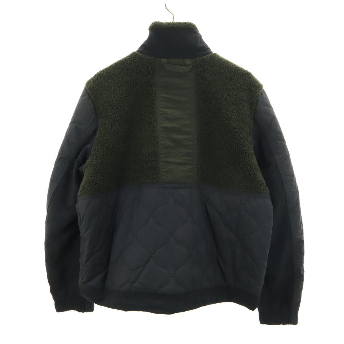 NIKE ナイキ ボア切替 キルティングジャケット S ブラック メンズ