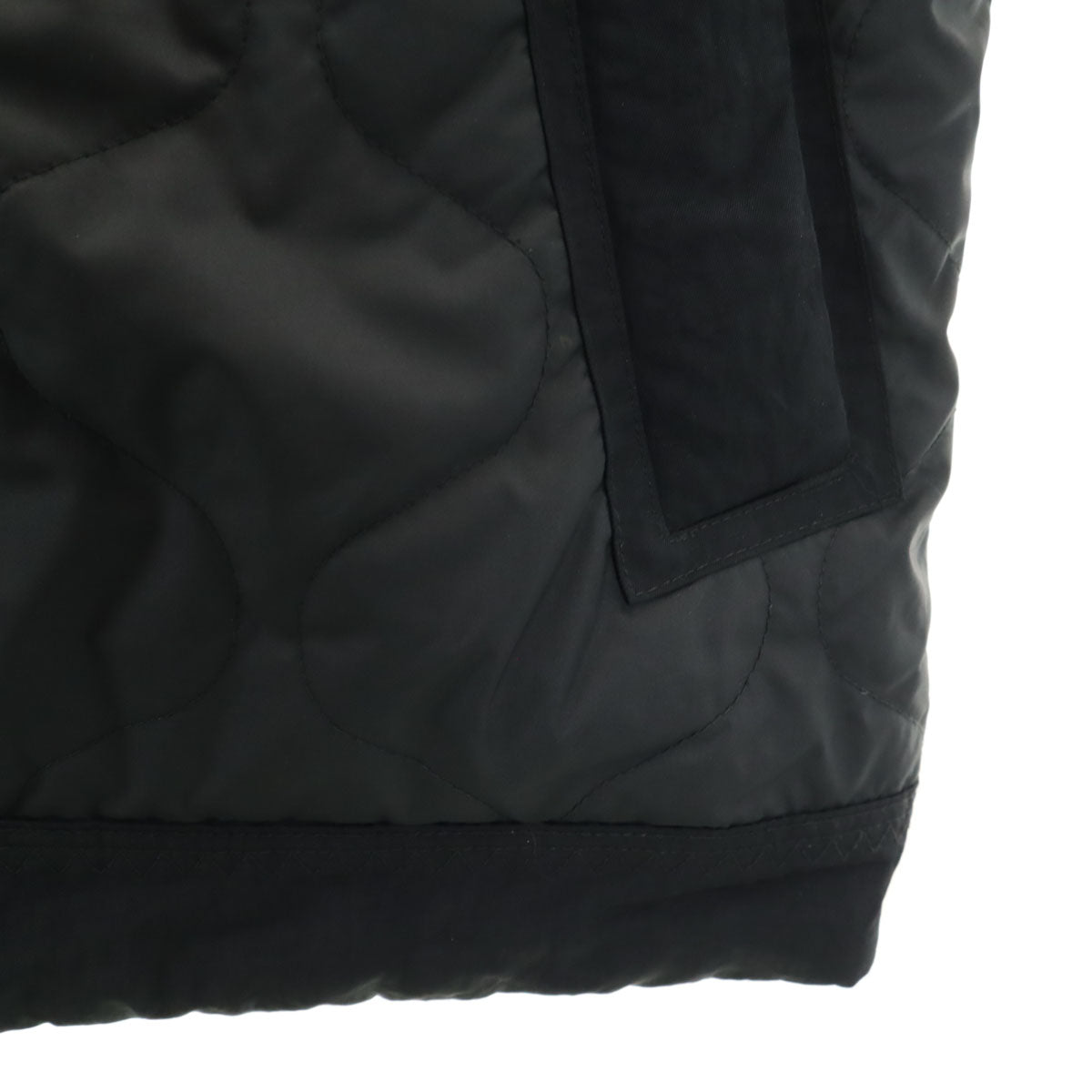 NIKE ナイキ ボア切替 キルティングジャケット S ブラック メンズ