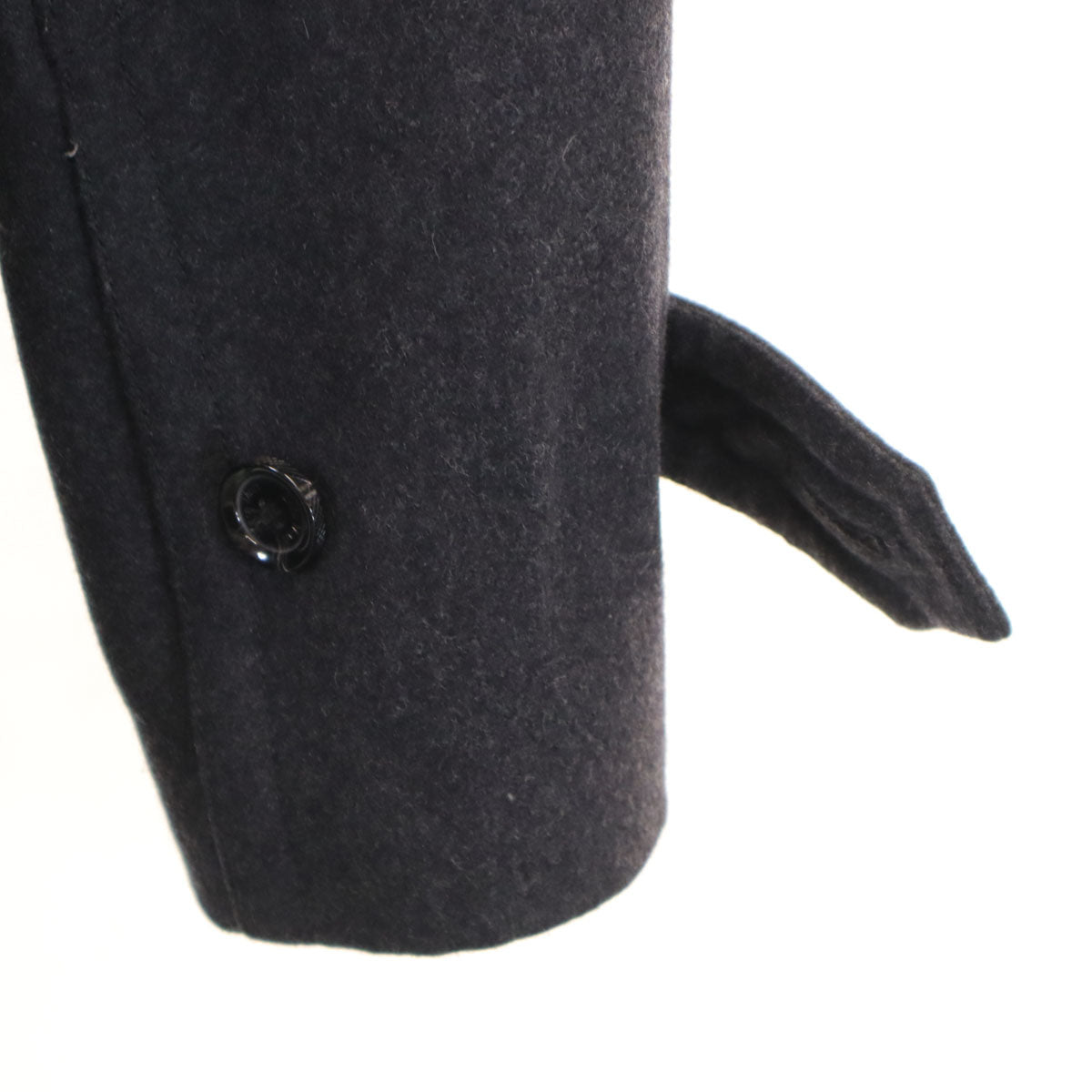 ZARA MAN ザラマン メルトン ピーコート S チャコールグレー メンズ