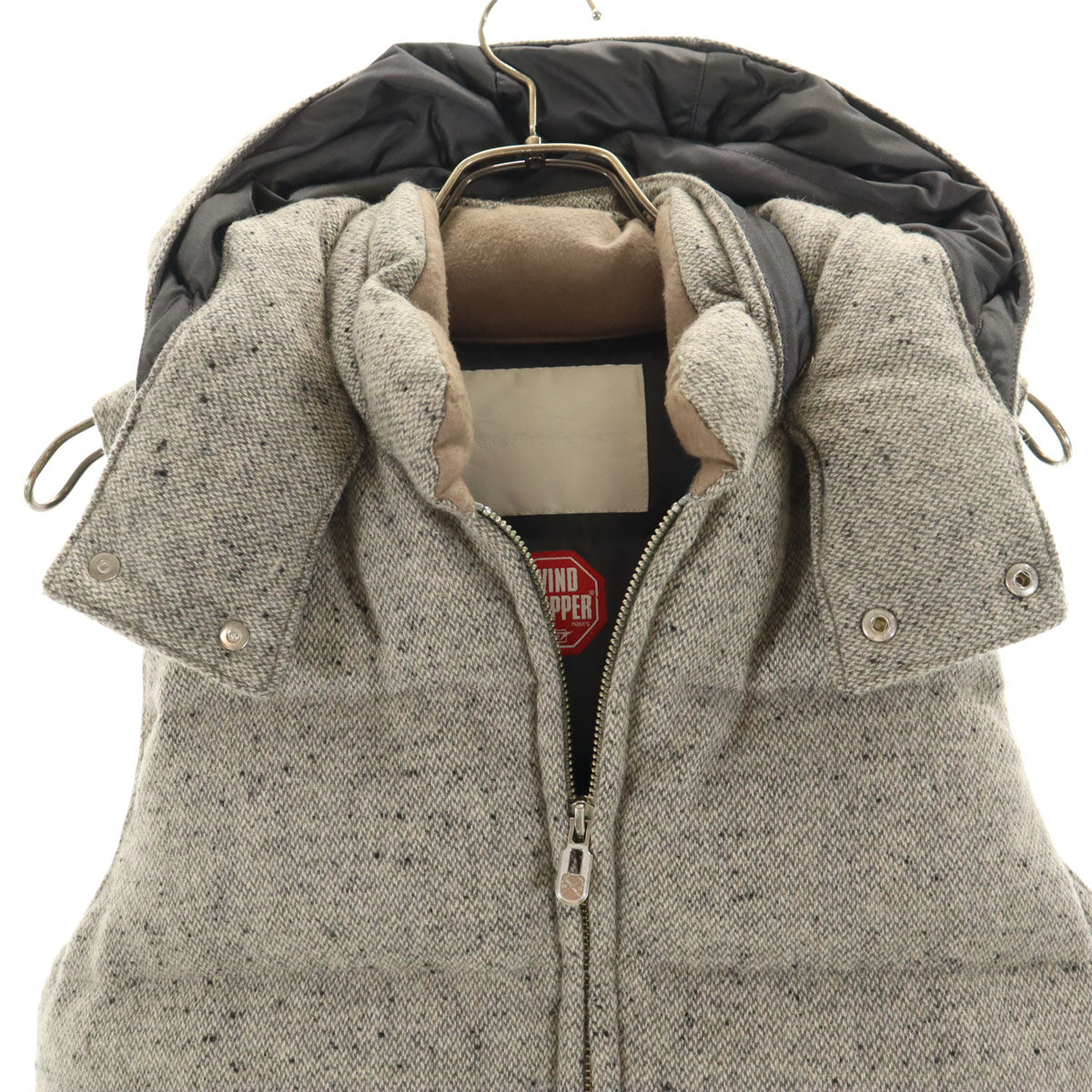 WHITE MOUNTAINEERING ホワイトマウンテニアリング 2010AW ダウンベスト S グレー メンズ