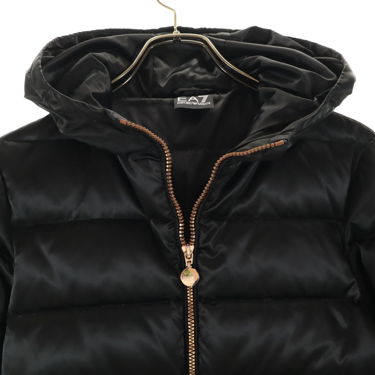 Emporio Armani エンポリオアルマーニ ダウンジャケット S ブラック EA7 レディース