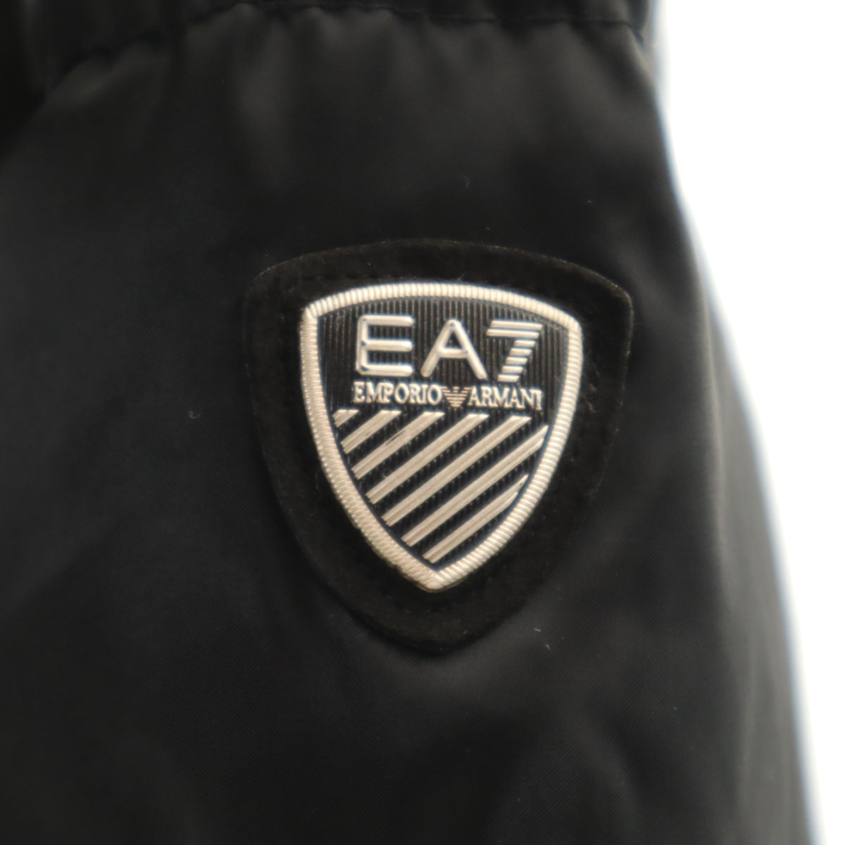 Emporio Armani エンポリオアルマーニ ダウンジャケット S ブラック EA7 レディース