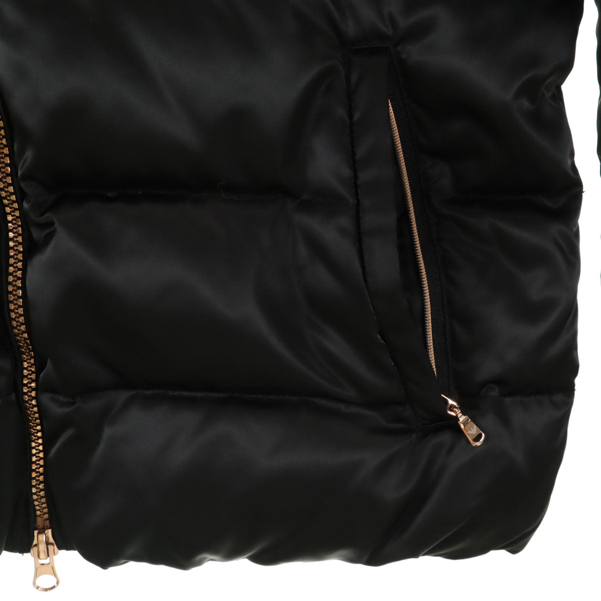 Emporio Armani エンポリオアルマーニ ダウンジャケット S ブラック EA7 レディース