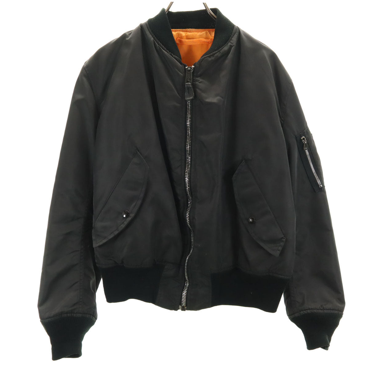 GREENBRIER IND グリーンブライヤー USA製 MA-1 フライトジャケット M ブラック ミリタリー メンズ