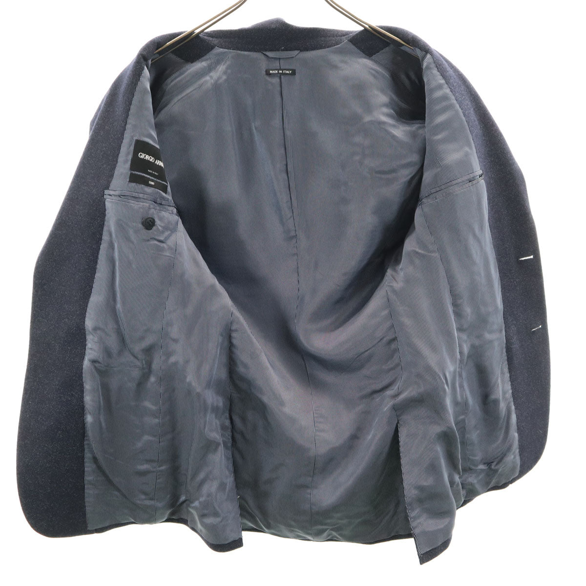 GIORGIO ARMANI ジョルジオアルマーニ イタリア製 テーラードジャケット 44 ネイビー系 メンズ