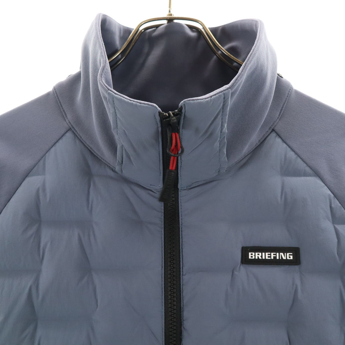 美品 BRIEFING ブリーフィング ゴルフ 中綿ジャケット L ブルー系 メンズ