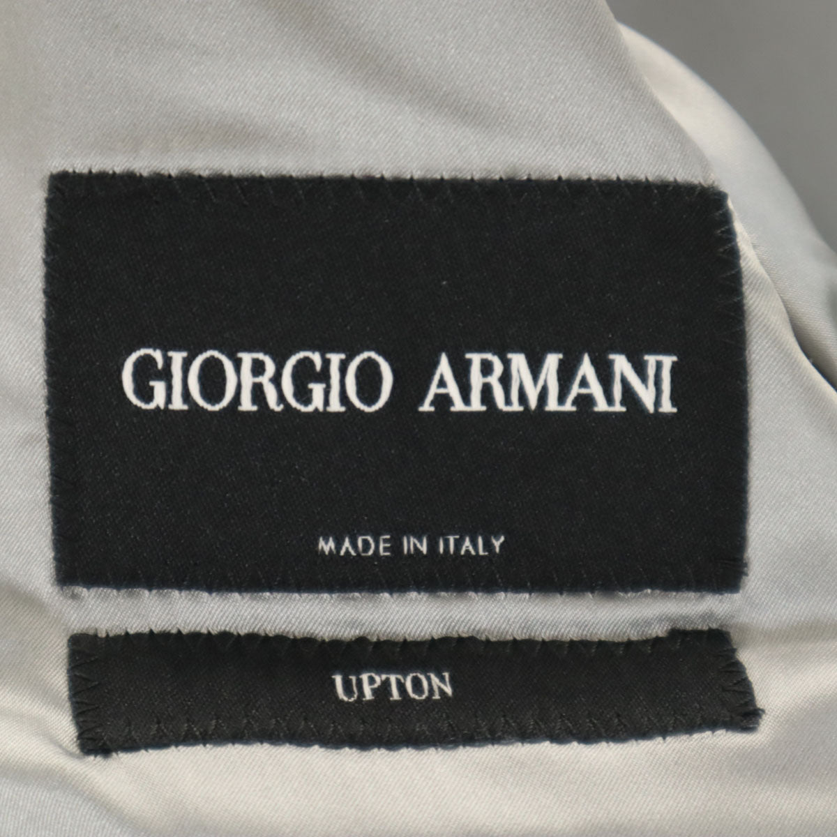 GIORGIO ARMANI ジョルジオアルマーニ イタリア製 テーラードジャケット 46 ブラック系 メンズ