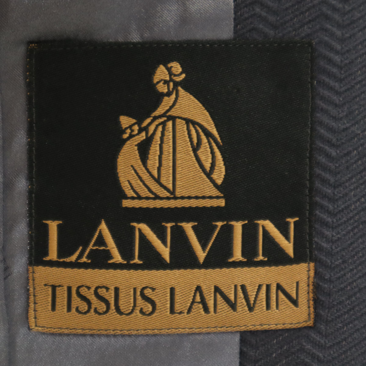 TISSUS LANVIN ティス ランバン 90s オールド テーラードジャケット グレー系 メンズ