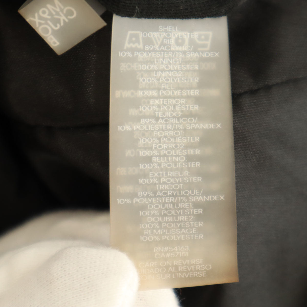 Calvin klein カルバンクライン 中綿ベスト S ブラック レディース