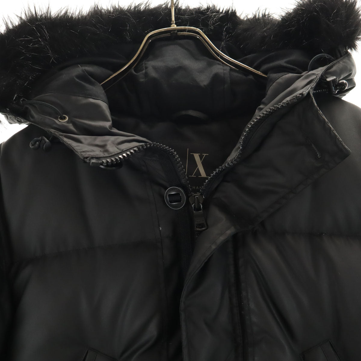ARMANI EXCHANGE アルマーニエクスチェンジ ダウンジャケット M ブラック メンズ