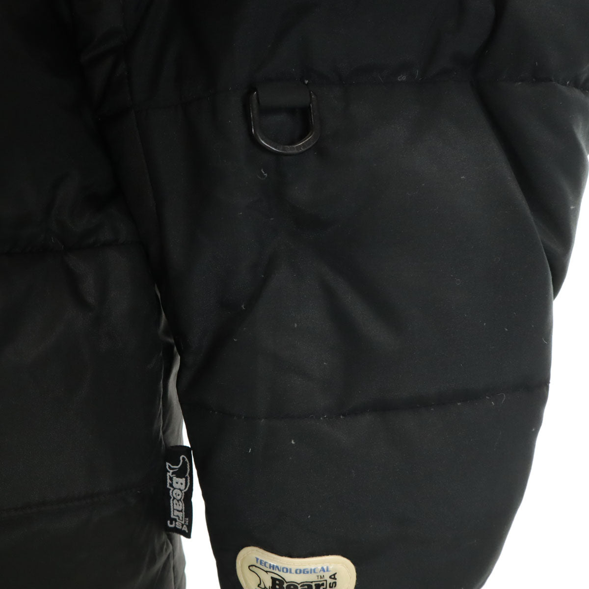 Bear ベアー ダウンジャケット XL ブラック メンズ