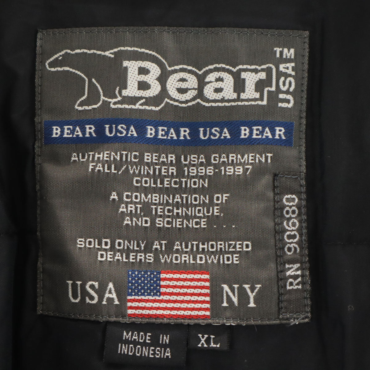 Bear ベアー ダウンジャケット XL ブラック メンズ