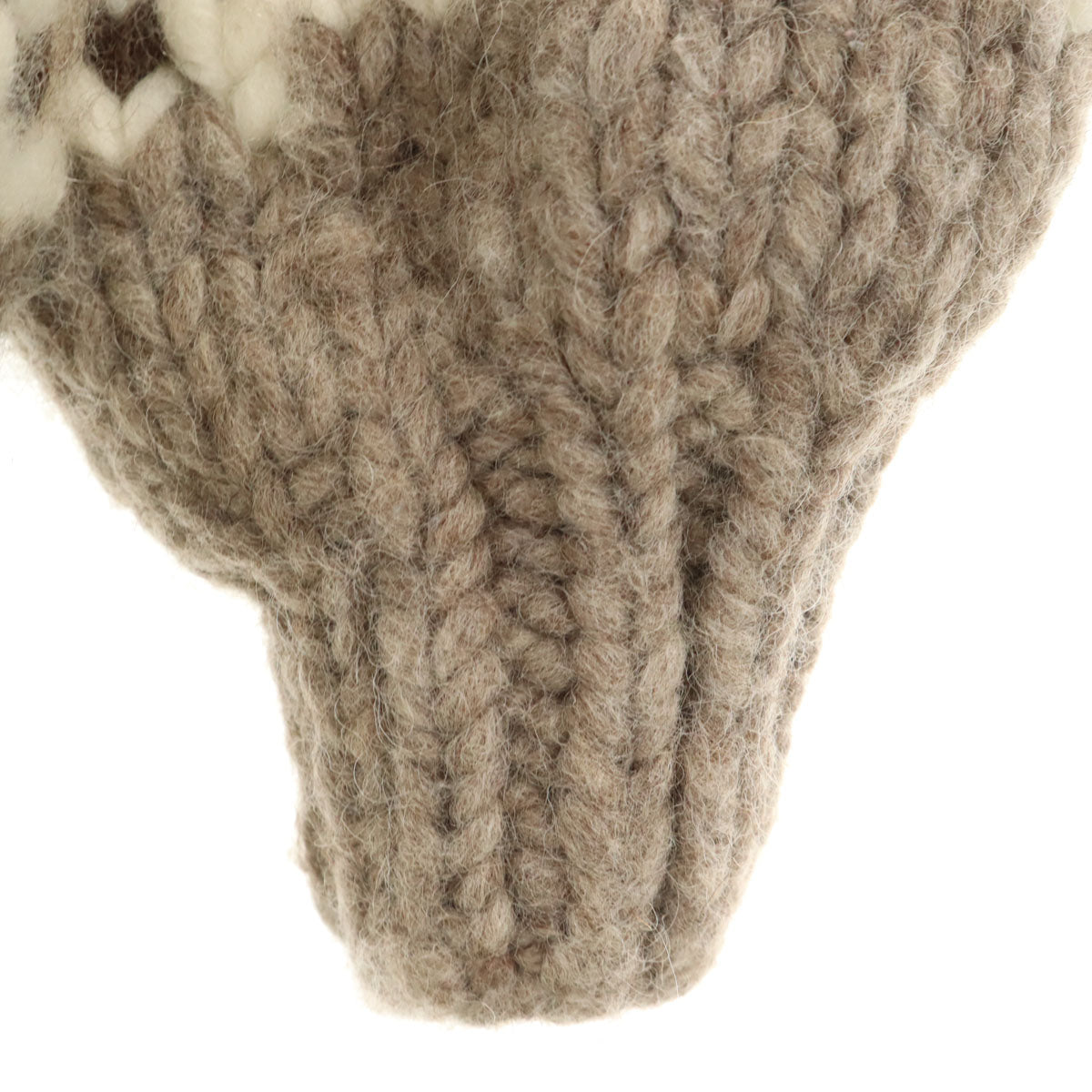 90s カナダ製 オールド サンダーバード柄 カウチンジャケット アイボリー メンズ