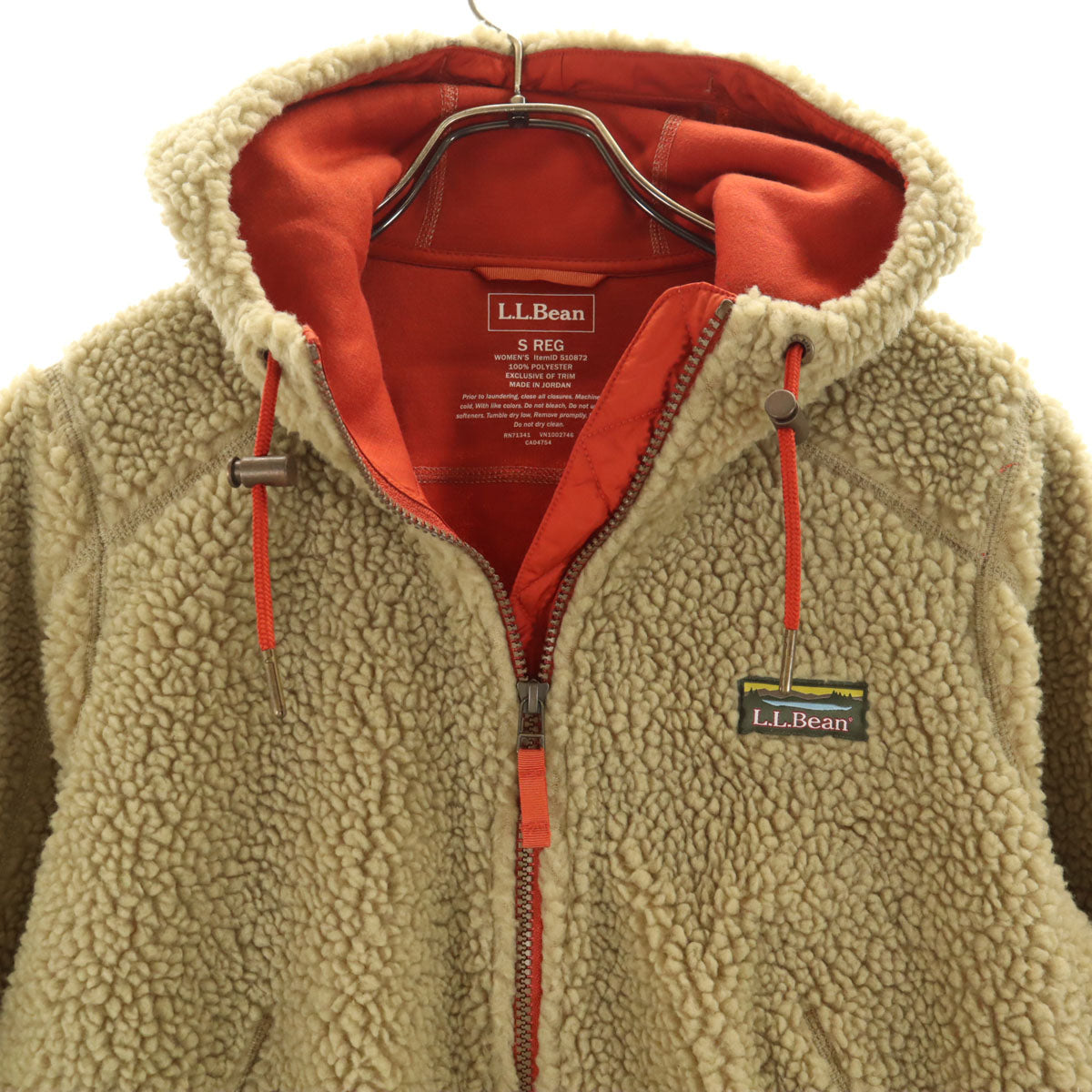 L.L.Bean エルエルビーン フリース コート S ベージュ レディース