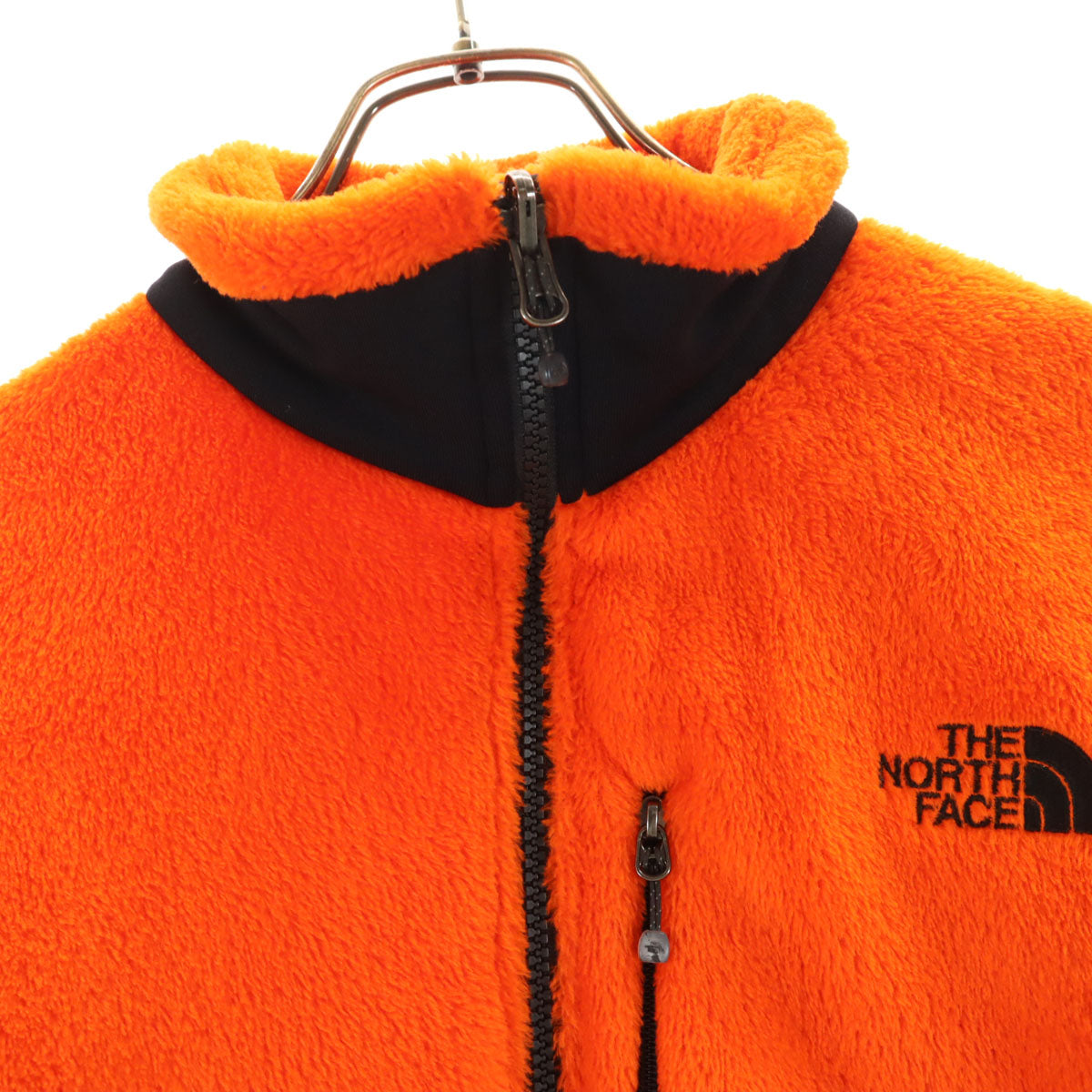 美品 THE NORTH FACE ノースフェイス バーサミッド フリースジャケット L オレンジ NA61206 アウトドア POLARTEC メンズ