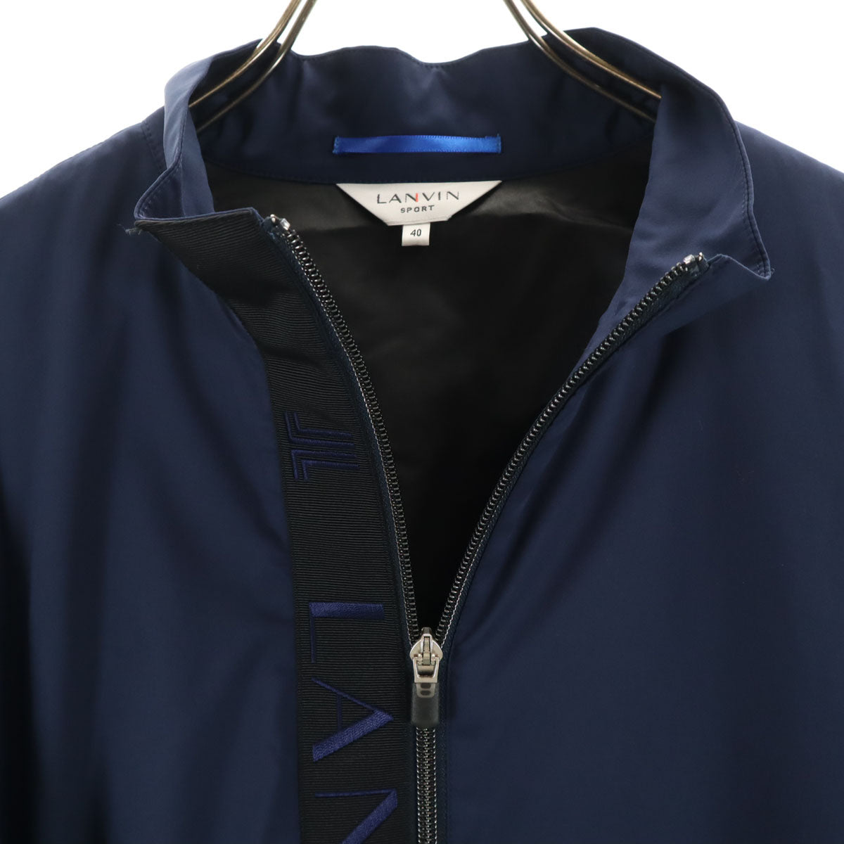 美品 LANVIN SPORT ランバンスポール 中綿ジャケット 40 ネイビー メンズ