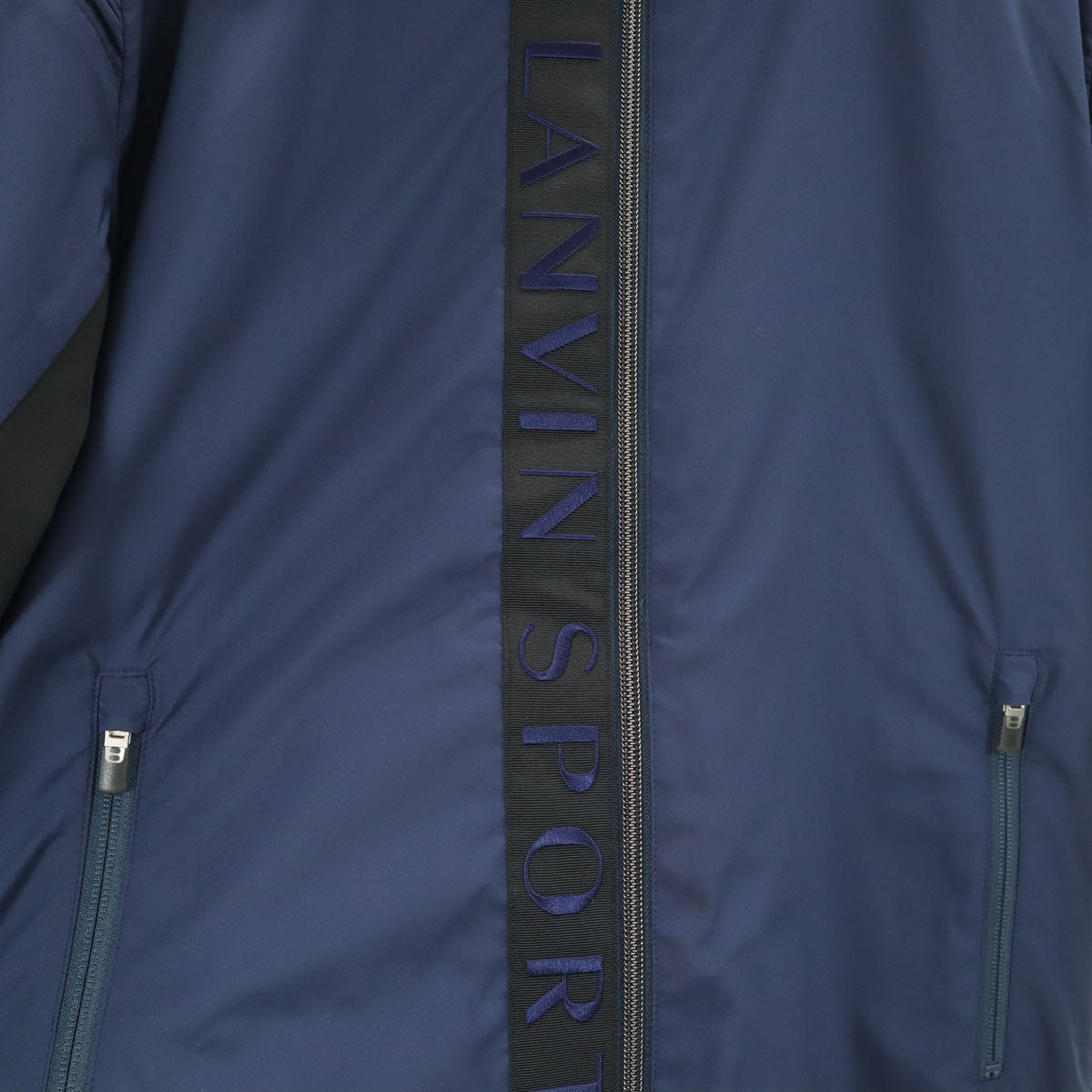 美品 LANVIN SPORT ランバンスポール 中綿ジャケット 40 ネイビー メンズ