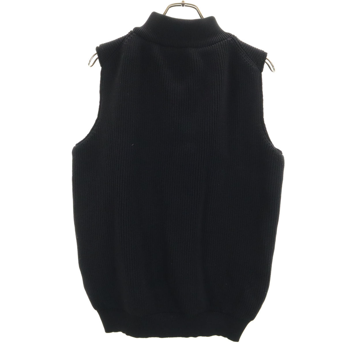 美品 LANVIN SPORT ランバンスポール ニットベスト 40 ブラック メンズ