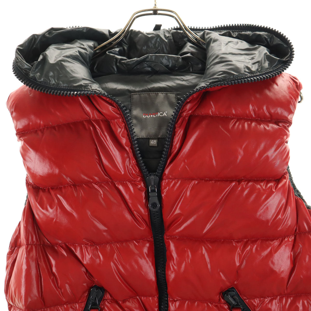 DUVETICA デュベティカ ダウンベスト 48 レッド メンズ