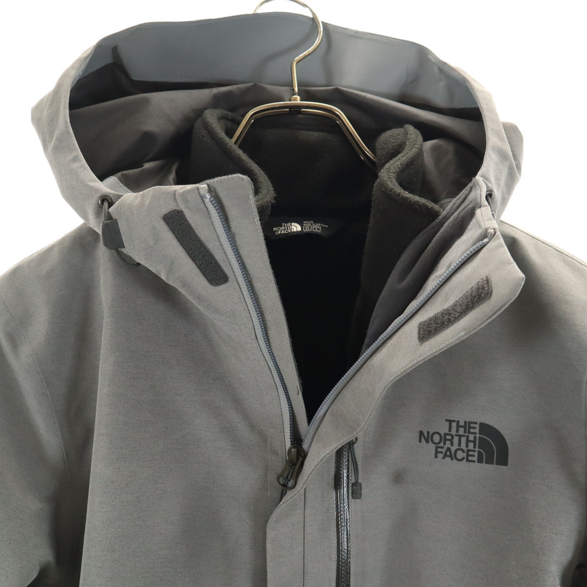 THE NORTH FACE ノースフェイス 3Layar GORE-TEX ジャケット S グレー NF0A3VR9 アウトドア ライナー付き メンズ