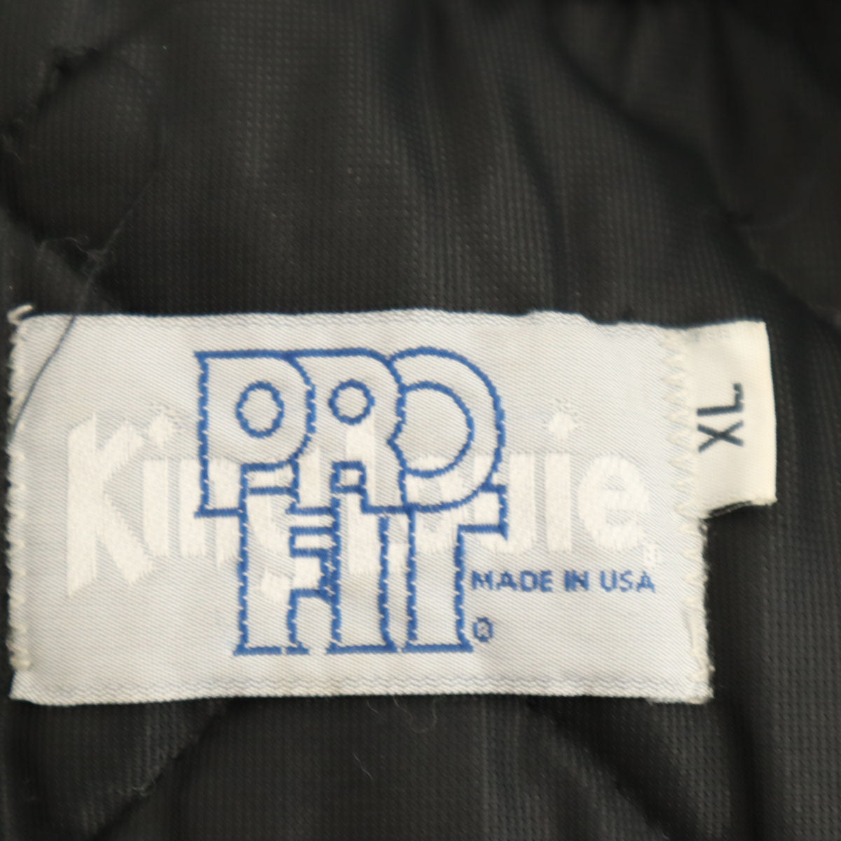 KING LOUIE キングルイ 80s 90s USA製 PRO FIT オールド スタジャン XL ブラック メンズ